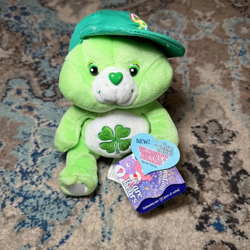 Vintage Care Bears Good Luck Varsity Bear - Picture 1 of 8